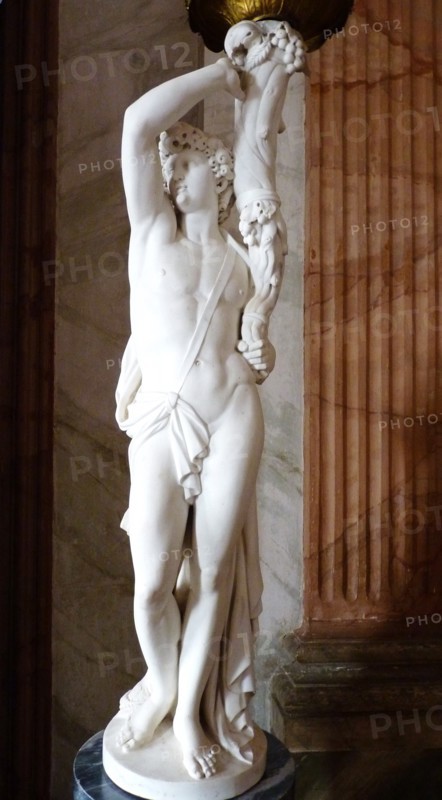 Sculpture Lamp in the Vestibule of Kuskovo Palace, c. 1780. Artist: Just, Johann (active 1770-1780s)