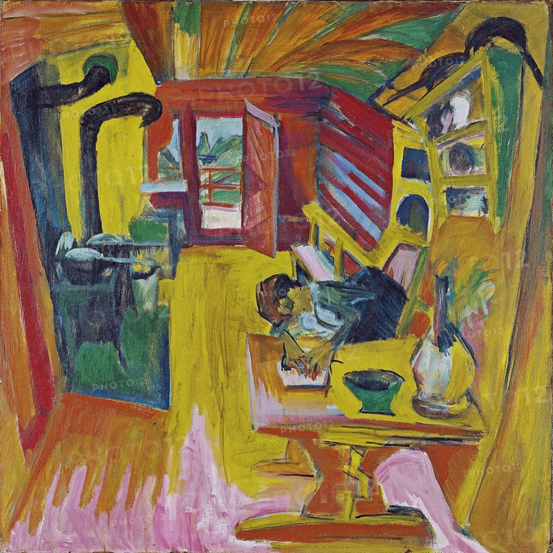 Alpine Kitchen, 1918. Artist: Kirchner, Ernst Ludwig (1880-1938)