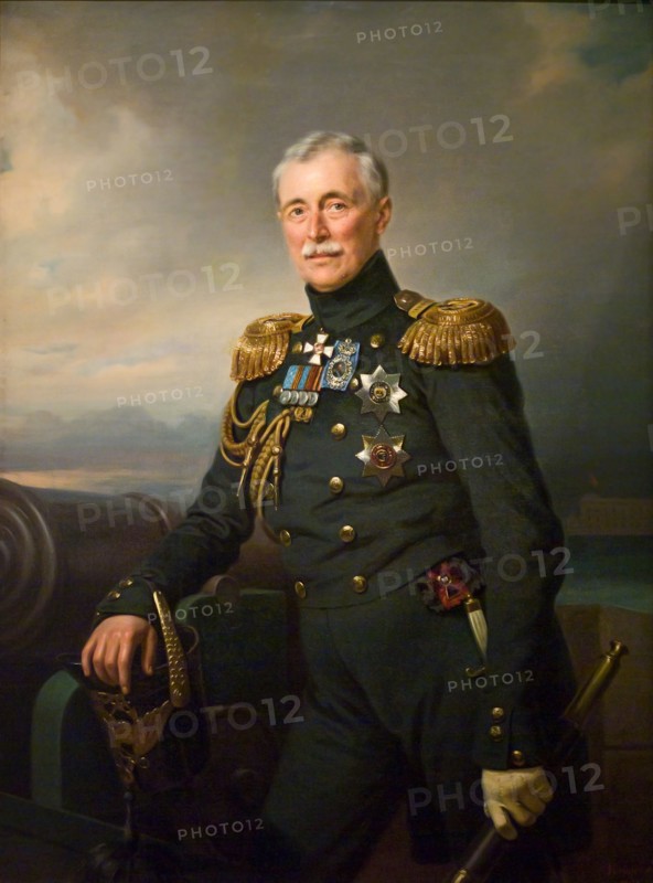 Prince Alexander Sergeyevich Menshikov (1787-1869), 1851. Artist: Krüger, Franz (1797-1857)