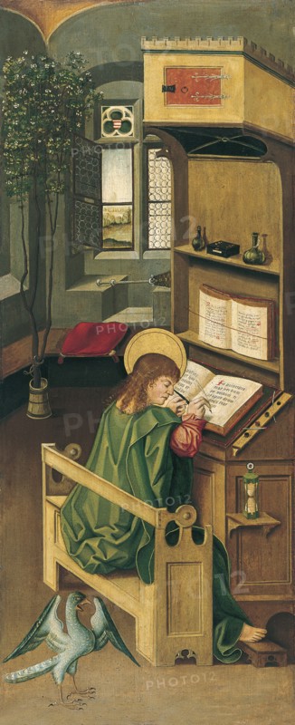 Saint John the Evangelist, 1478. Artist: Mälesskircher, Gabriel (ca. 1425-1495)