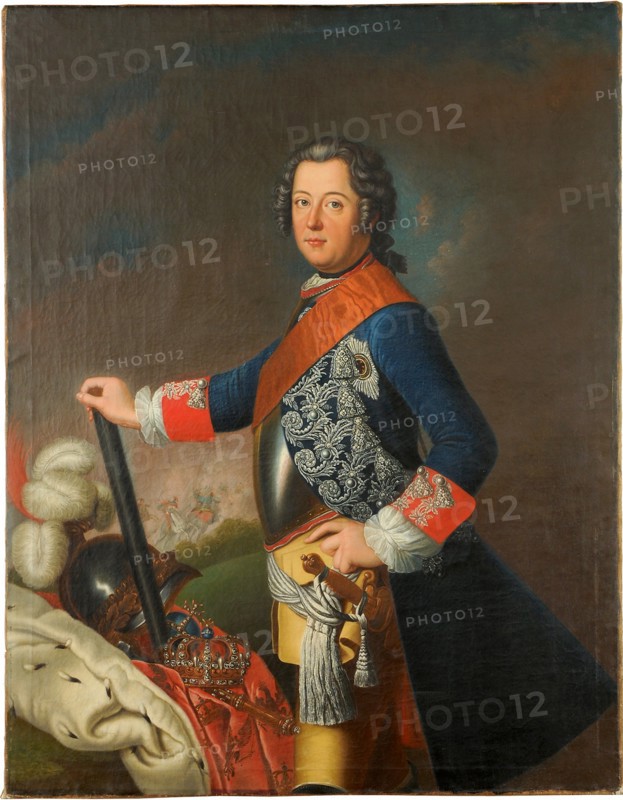 Frederick II of Prussia, 1743. Artist: Matthieu, David (1697-1756)