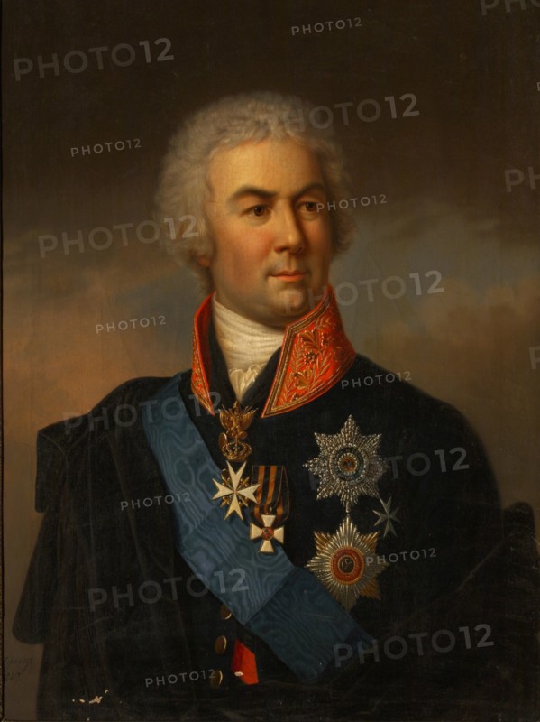 Portrait of Count Pyotr Zavadovsky (1739?1812), 1849. Artist: Schulz, Carl (1823-1876)