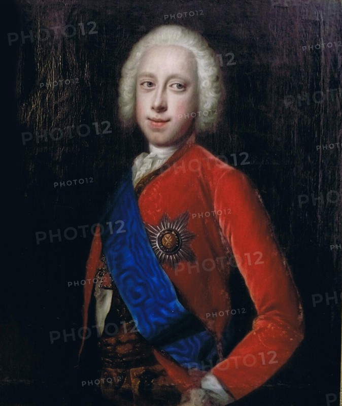 Portrait of the Tsar Peter III of Russia (1728-1762), Second Half of the 18th cen.. Artist: Anonymous
