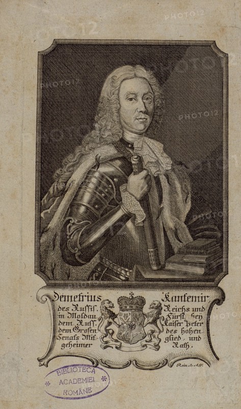 Dimitrie Cantemir (1673-1723), 1771. Artist: Anonymous