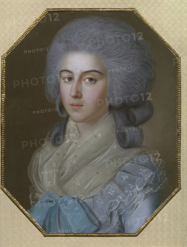 Portrait of Countess Anna Alexandrovna Golitsyna, Baroness Stroganova (1739-1816), 1786. Artist: Bardou, Johann (active 1775-1788)