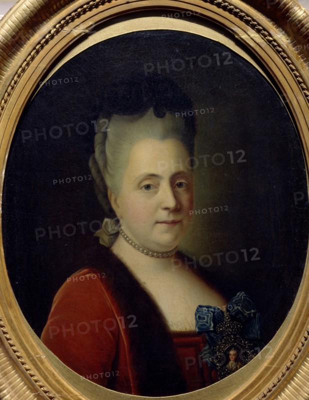 Portrait of the Lady-in-waiting Princess Daria Alexeyevna Golitsyna (1724-1798), 1772. Artist: Buchholz, Heinrich (1735-1780)