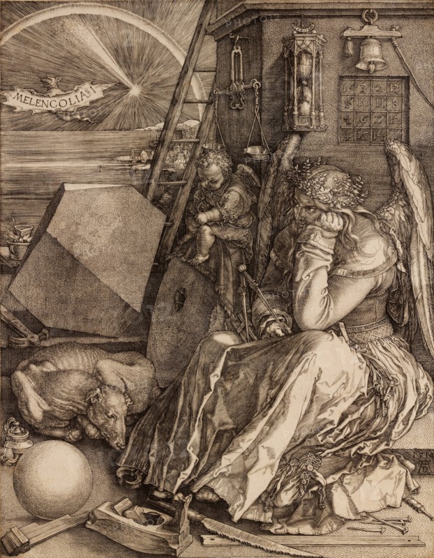 Melencolia I, 1514. Artist: Dürer, Albrecht (1471-1528)