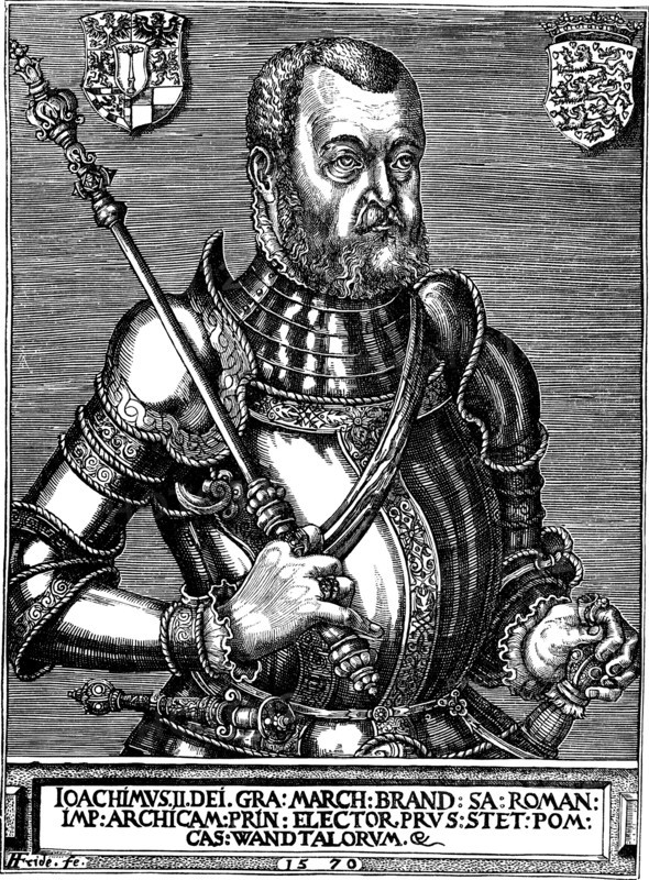 Portrait of Joachim II Hector (1505-1571), Elector of Brandenburg, 1570. Artist: Friderich (Friederich), Franz (active 1550-1580)