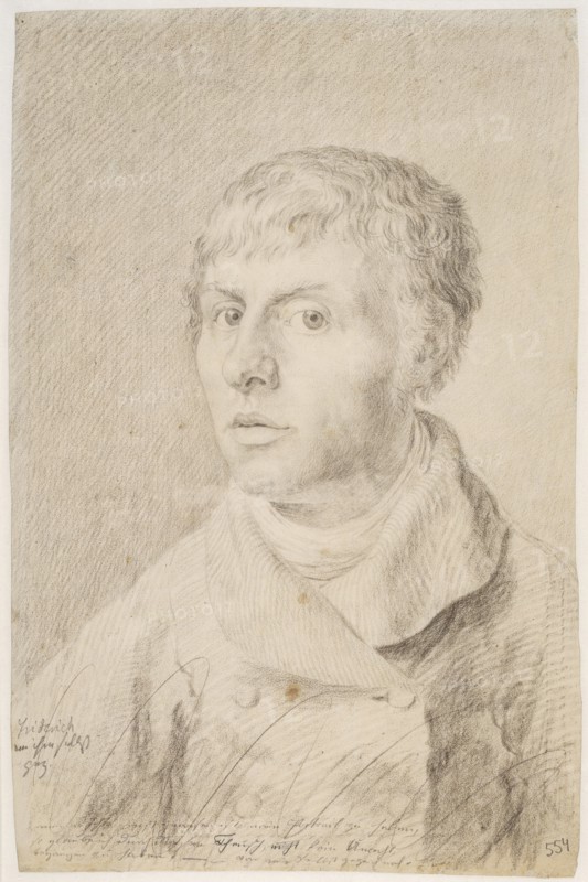 Self-Portrait, 1800. Artist: Friedrich, Caspar David (1774-1840)
