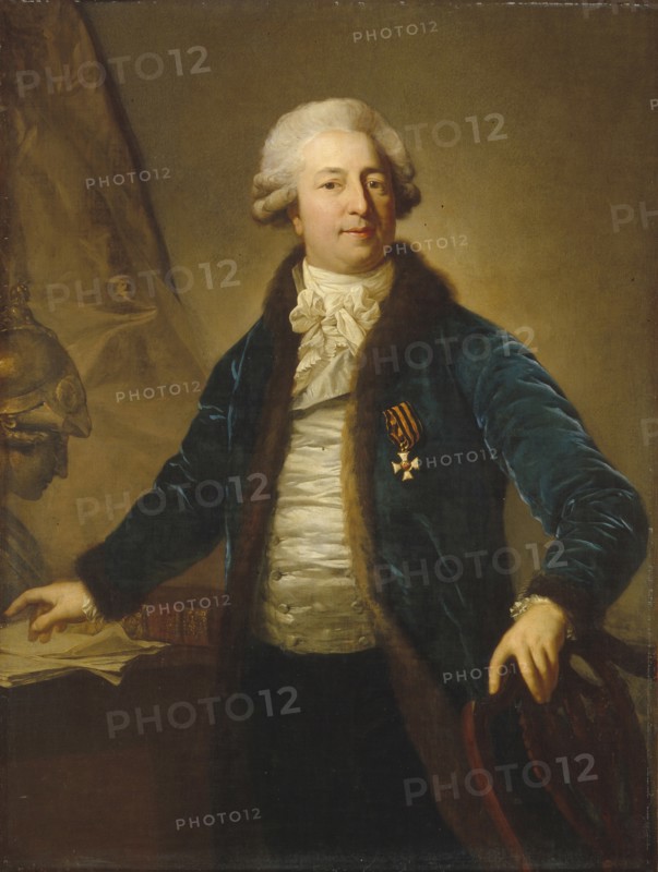Portrait of Adrian Ivanovich Divov (1749-1814), 1790s. Artist: Graff, Anton (1736-1813)