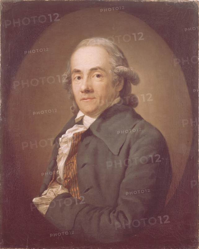 Portrait of Christian Friedrich Voss (1724-1795). Artist: Graff, Anton (1736-1813)
