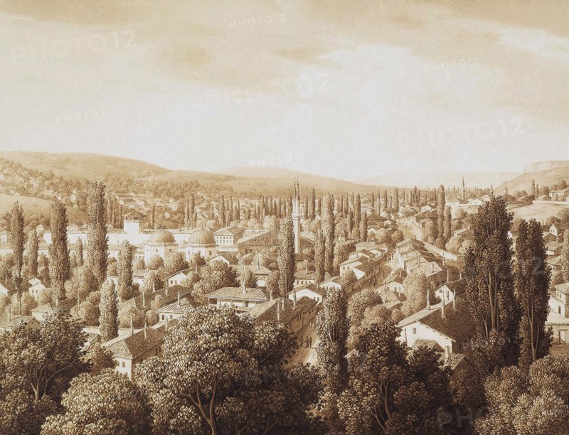 View of Bakhchisaray, 1824. Artist: Kügelgen, Carl Ferdinand, von (1772-1832)