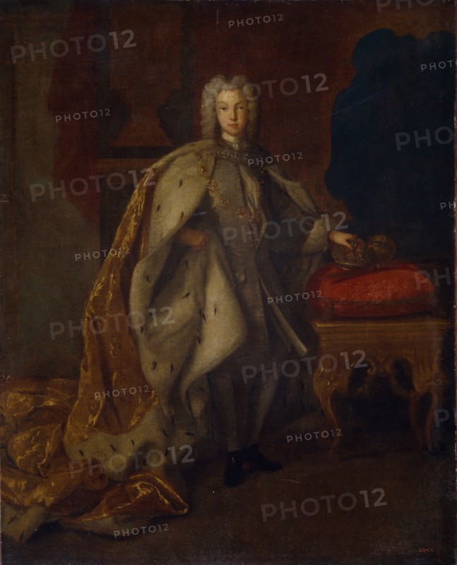 Portrait of the Tsar Peter II of Russia (1715-1730), 1728. Artist: Luedden, Johann Paul (?-1739)