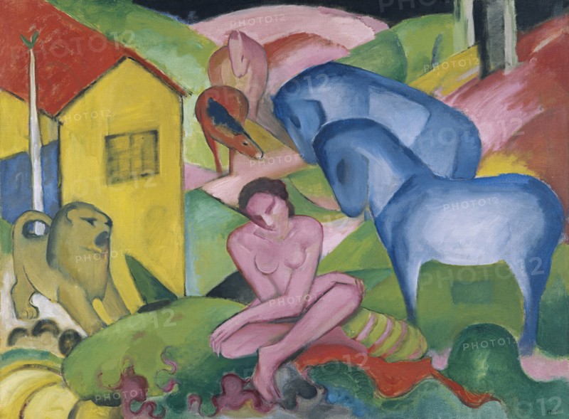 The Dream, 1912. Artist: Marc, Franz (1880-1916)