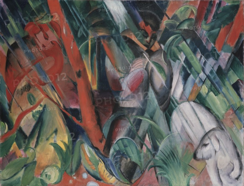 In the Rain, 1912. Artist: Marc, Franz (1880-1916)