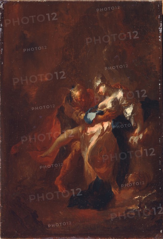 Judah and Tamar. Artist: Maulbertsch, Franz Anton (1724-1796)