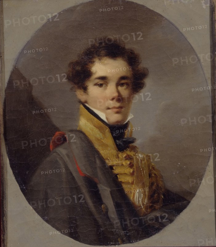 Portrait of Count Vasily Olsufyev (1796-1858), 1813. Artist: Molinari, Alexander (1772-1831)