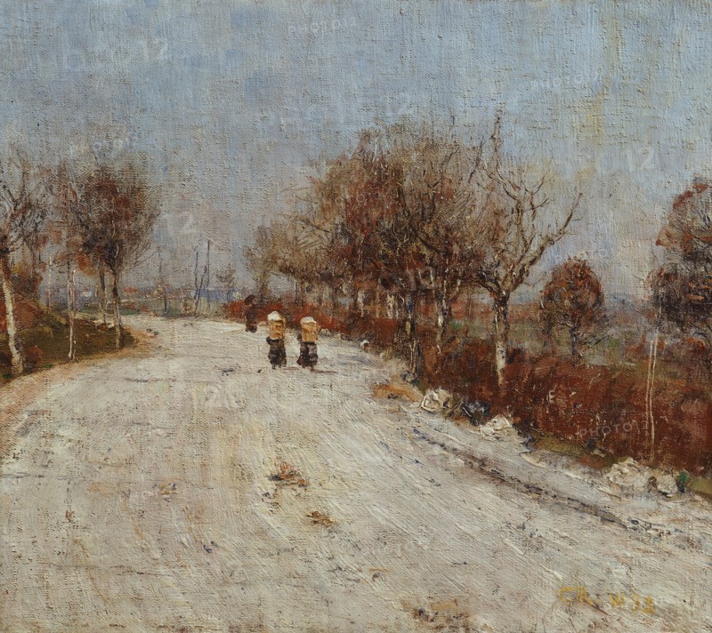 The Road to Gelmeroda, 1893. Artist: Rohlfs, Christian (1849-1938)