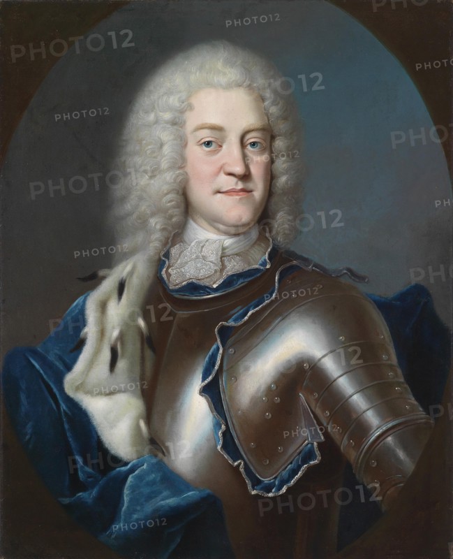 Portrait of Christian Ludwig II, (1683-1756) Duke of Mecklenburg, 1731-1732. Artist: Weissmann, Georg (1706-1760)