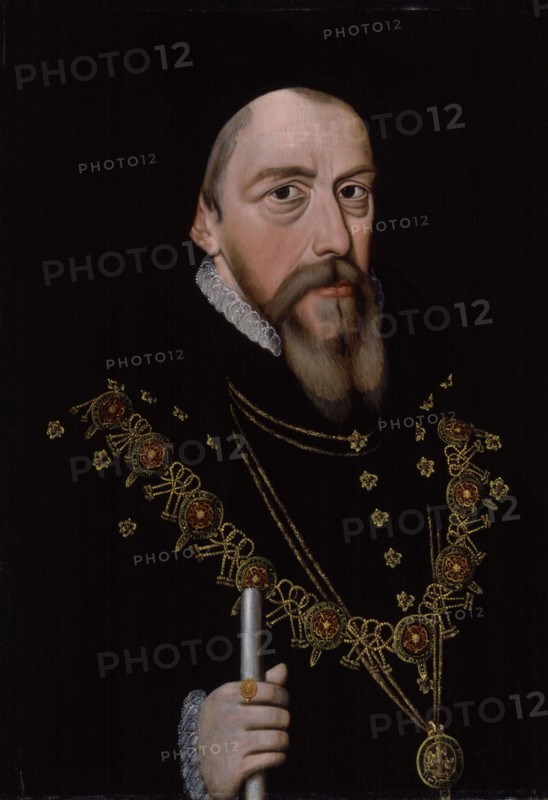 William Cecil, 1st Baron Burghley (1521-1598), after 1572. Artist: Anonymous