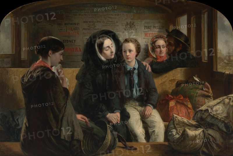 Second Class. The parting, 1854. Artist: Solomon, Abraham (1824-1862)