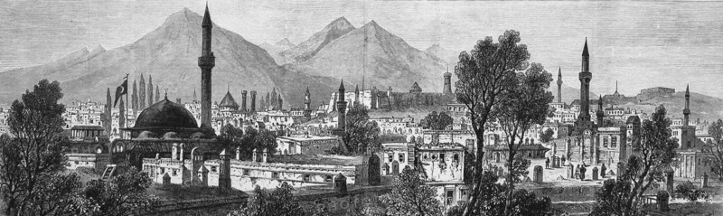 Viev of Erzurum, 1878. Artist: Willmore, Arthur (1814-1888)
