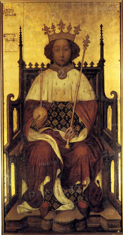 Portrait Richard II of England, ca 1390. Artist: Anonymous