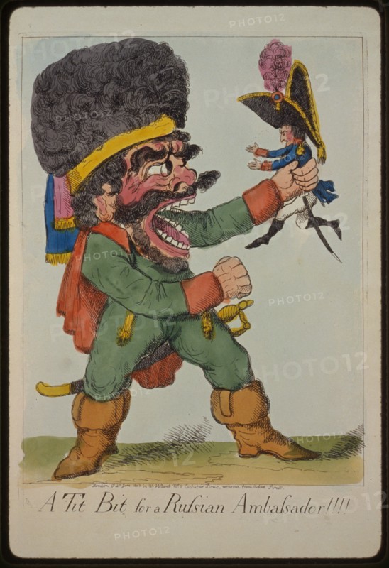 A tit bit for a Russian ambassador!!!, 1803. Artist: Anonymous