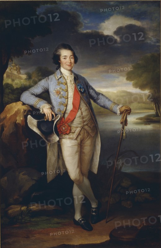 Portrait of Prince Alexander Kurakin (1752-1818), c. 1780. Artist: Brompton, Richard (1734-1783)