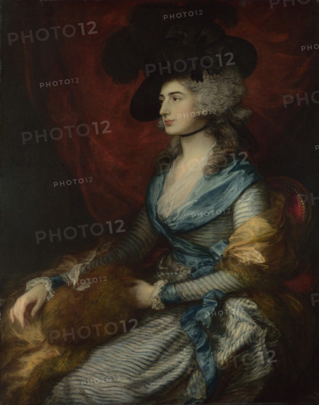 Portrait of Sarah Siddons, 1785. Artist: Gainsborough, Thomas (1727-1788)
