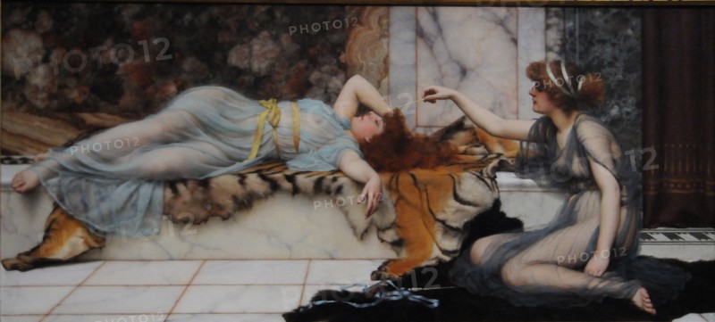 Mischief and Repose, 1895. Artist: Godward, John William (1861?1922)