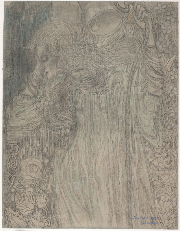 The Dreamer, 1897. Artist: Toorop, Jan (1858-1928)