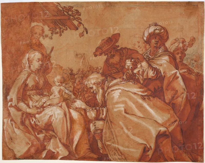 The Adoration of the Magi, 1624. Artist: Bloemaert, Abraham (1566-1651)