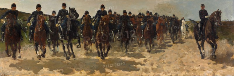 Cavalry, 1883-1888. Artist: Breitner, George Hendrik (1857-1923)