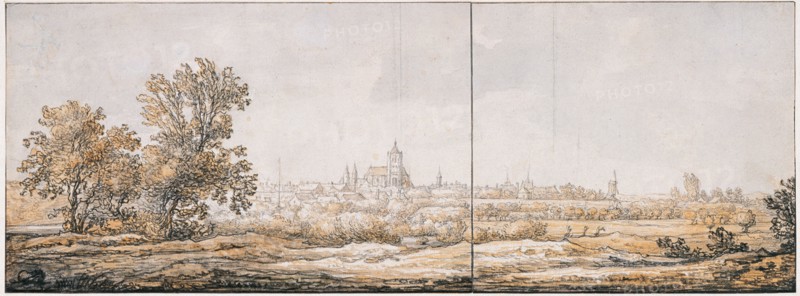 View of Arnhem from the South, c. 1645. Artist: Cuyp, Aelbert (1620-1691)