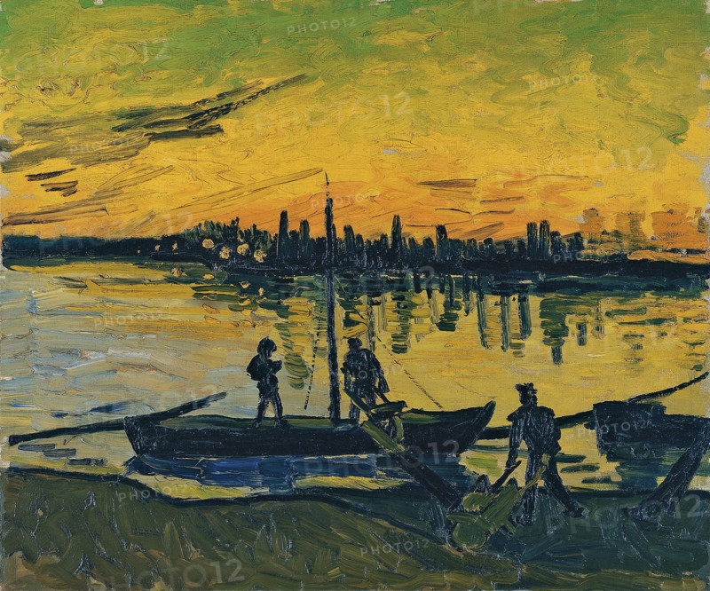 The Stevedores in Arles, 1888. Artist: Gogh, Vincent, van (1853-1890)