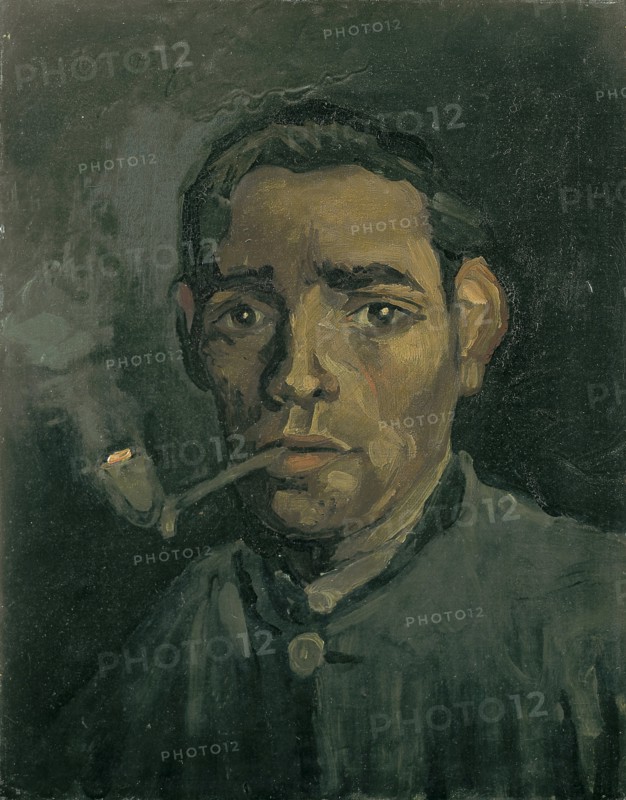Head of a man, 1884-1885. Artist: Gogh, Vincent, van (1853-1890)