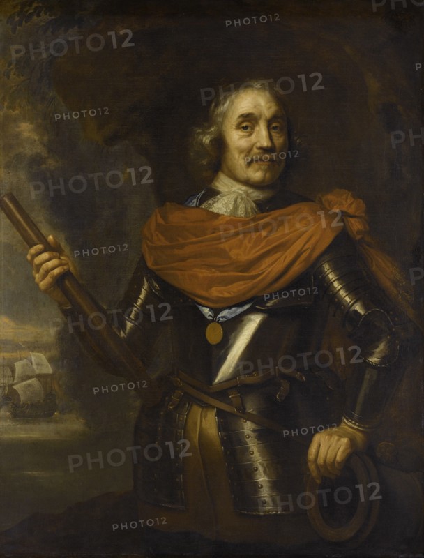 Maarten Harpertszoon Tromp (1597-1653), Dutch Admiral, 1653. Artist: Lievens, Jan (1607-1674)