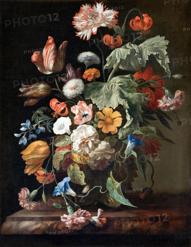 Still-Life with Flowers. Artist: Ruysch, Rachel (1664-1750)