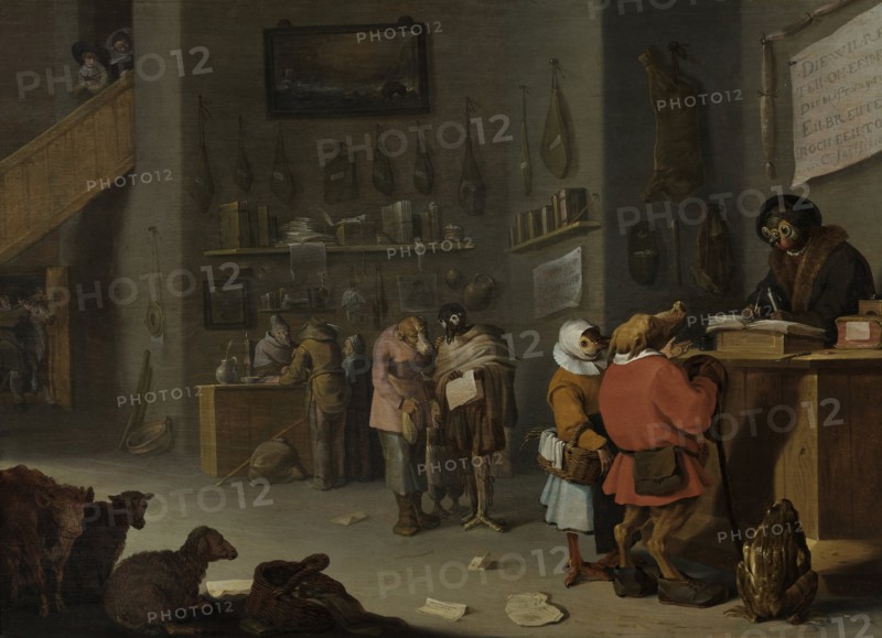 ''Who sues for a cow'', 1629. Artist: Saftleven, Cornelis Hermansz. (ca. 1607-1681)