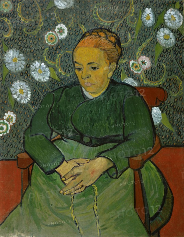Portrait of Madame Roulin (La Berceuse), 1888-1889. Artist: Gogh, Vincent, van (1853-1890)