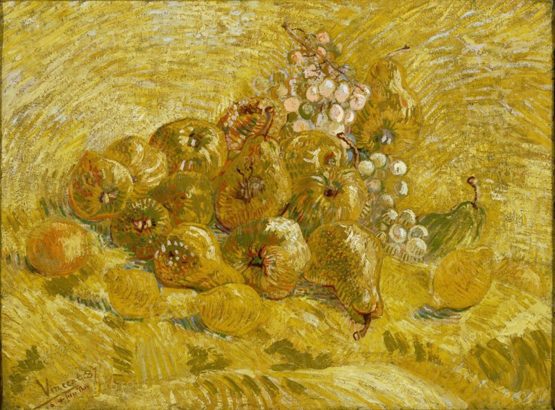 Quinces, lemons, pears and grapes, 1887-1888. Artist: Gogh, Vincent, van (1853-1890)