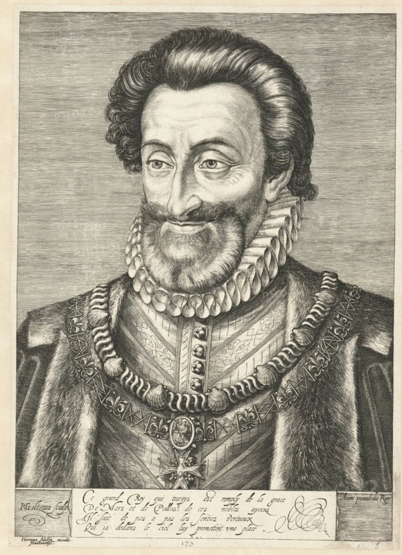 Portrait of King Henry IV of France, ca. 1600. Artist: Goltzius, Hendrick (1558-1617)