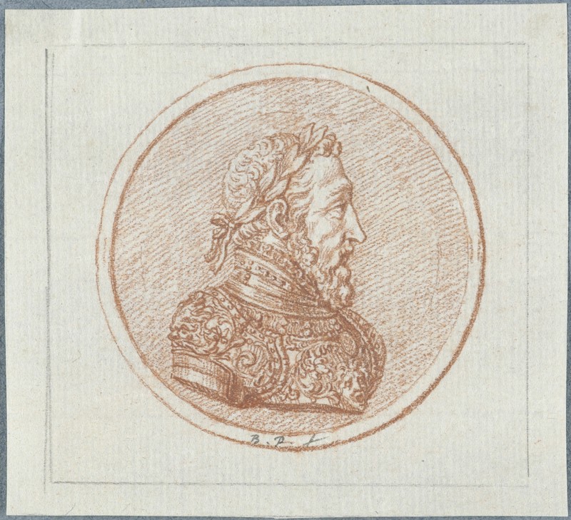 Portrait of King Henry II of France, Second Half of the 17th cen.. Artist: Picart, Bernard (1673?1733)