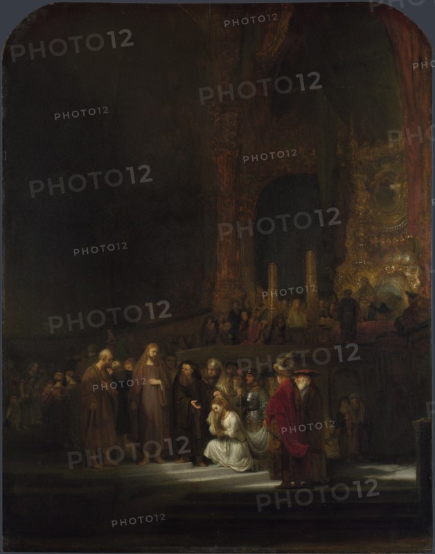 The Woman taken in Adultery, 1644. Artist: Rembrandt van Rhijn (1606-1669)