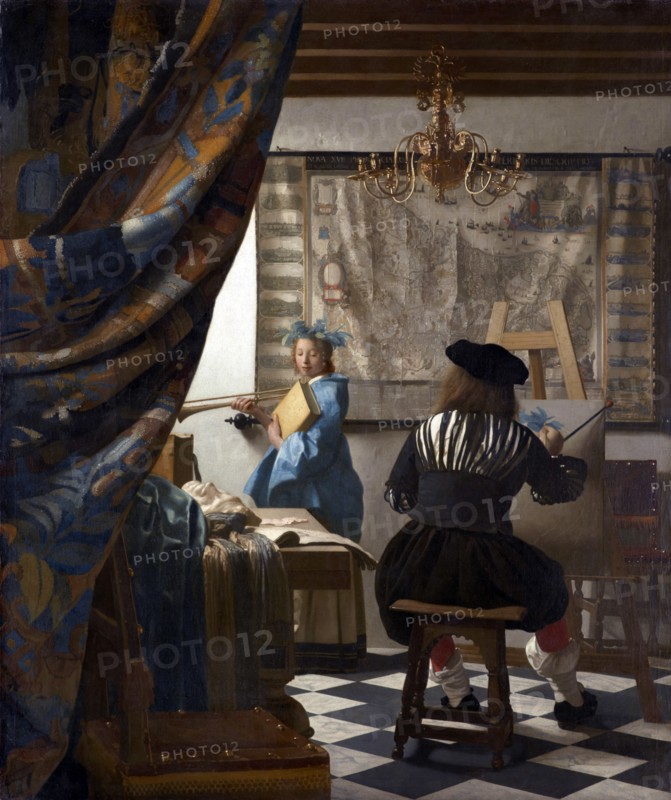 The Art of Painting (The Allegory of Painting), 1673. Artist: Vermeer, Jan (Johannes) (1632-1675)