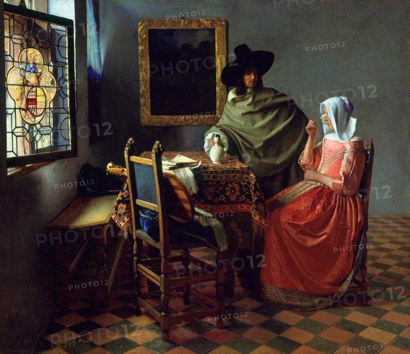 The Glass of Wine, ca 1661. Artist: Vermeer, Jan (Johannes) (1632-1675)
