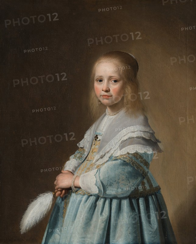 Portrait of a Girl in Blue, 1641. Artist: Verspronck, Johannes Cornelisz. (1600/3-1662)