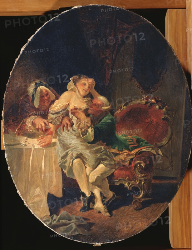 The Seducer, 1891. Artist: Zichy, Mihály (1827-1906)
