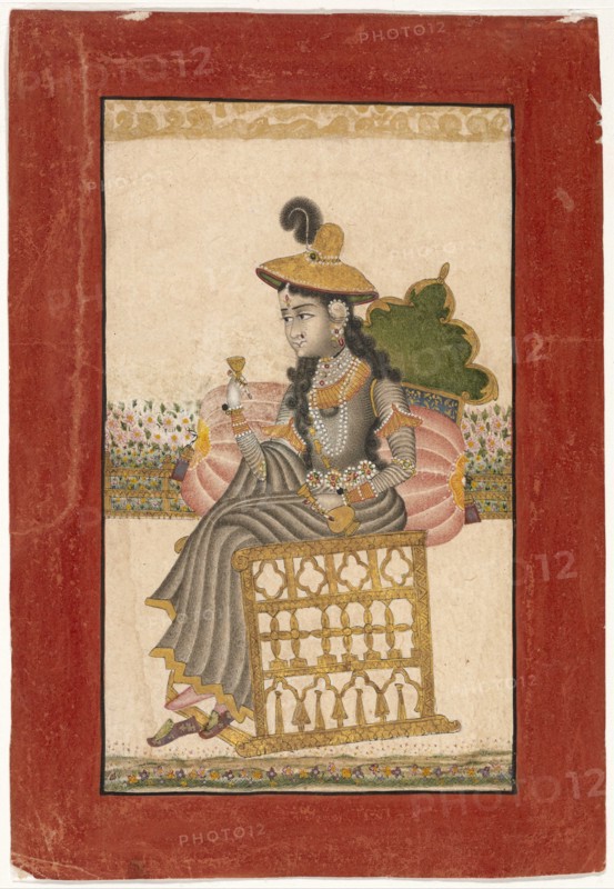 A Bejeweled Lady. Artist: Anonymous